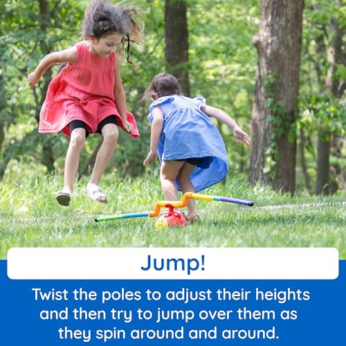 Fat Brain Toys 2 En 1 Musical Jump 'n Toss, Juegos Activos