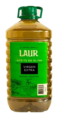 Bidon Aceite De Oliva Extra Virgen Laur 5 Litros