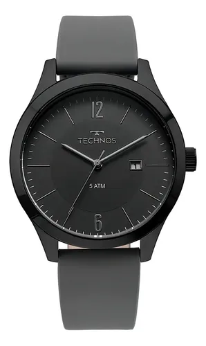 Relógio Masculino Technos Steel Cinza