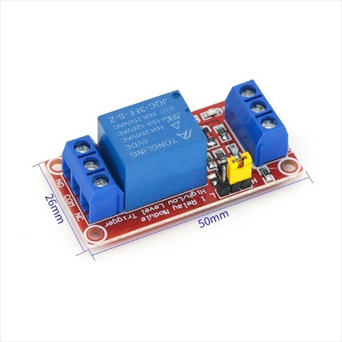 Modulo Relay 5v, 1 Canal, Trigger Alto Y Bajo, Arduino, Pic,