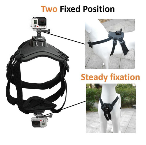 Arnés O Pechera Para Perro Go Pro Hero 4/3+/3/2/1 Sjcam Etc