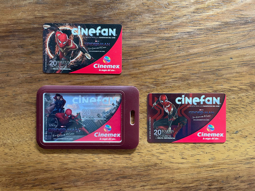 Tarjeta Cinemex Cinefan Spiderman Sin Camino A Casa Gmixt (Usado)