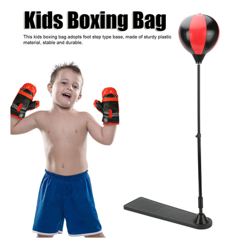 Bolsa De Equipo De Boxeo Para Niños, Base Estable, Altura Aj