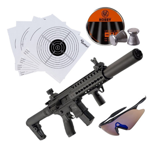 Sig Sauer Mcx Co2 30rd Pellet 4.5mm 575fps Xchws P