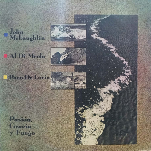 Al Di Meola John Mc Laughlin Paco De Lucia Tapa 9 Vinilo 8.5