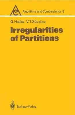 Libro Irregularities Of Partitions - Gabor Halasz