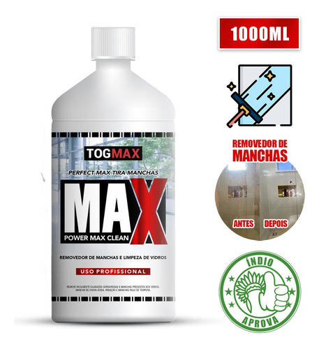 Limpa Vidro Removedor De Manchas E Chuva Ácida Perfect Max