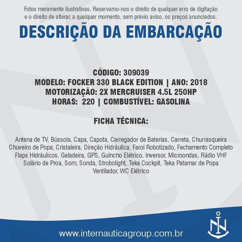 Focker 330 Black Edition 2018 Fibrafort Cimitarra Phantom