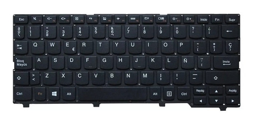 Imagen 2 de 3 de Teclado Lenovo Ideapad 100s-11iby Español Nuevo