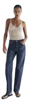 Comprar Pantalon Mezclilla Zara Recto Wide Leg Jens Pierna Ancha Mom