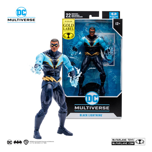 Mcfarlane Toys Black Lightning (final Crisis) Gold Label (Usado)