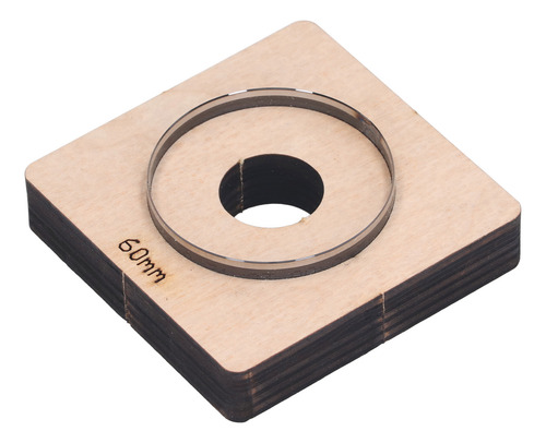 Troquel De Corte De Cuero De 60 Mm De Diámetro, Forma Redond