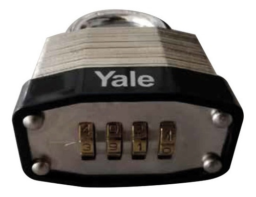 Imagen 2 de 3 de Candado Yale Laminado De Combinación De 50mm | Abelenda Hnos
