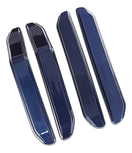 Paquete De 4 Tiras Protectoras Para Borde De Puerta, Azul