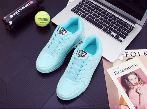 Tenis Deportivos Con Cápsula De Aire Para Mujer, Blanco