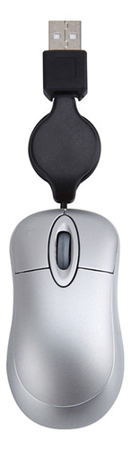 Cabo Retrátil De Mouse Com Fio Usb Tiny Small Mouse 1600 Dp