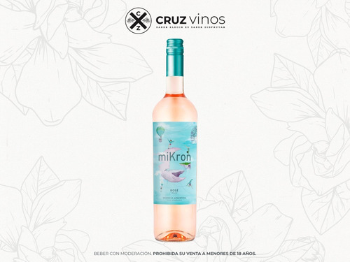 Imagen 1 de 1 de Vino Natural Krontiras Mikron Rosé