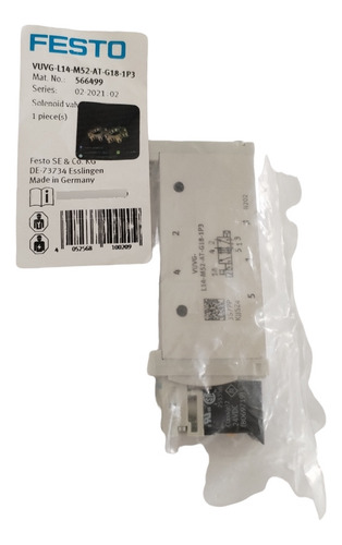 Electrovalvula Vuvg-l14-m52-at-g18-1p3 Festo 566499 (Usado)