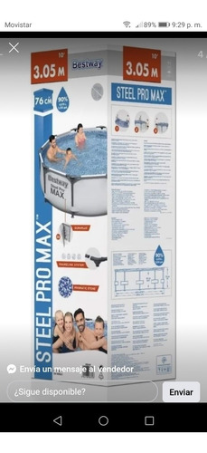 Alberca Circular Bestway Reforzada (Usado)