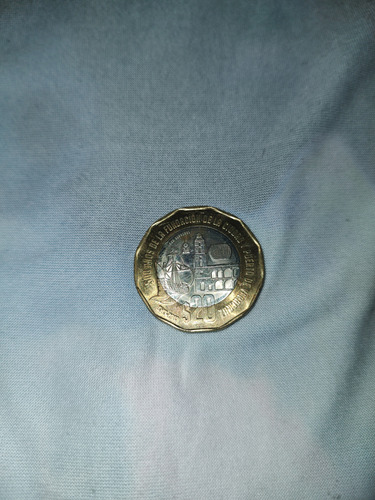 Moneda De 20 Pesos 500 Años De La Fundación De Veracruz...