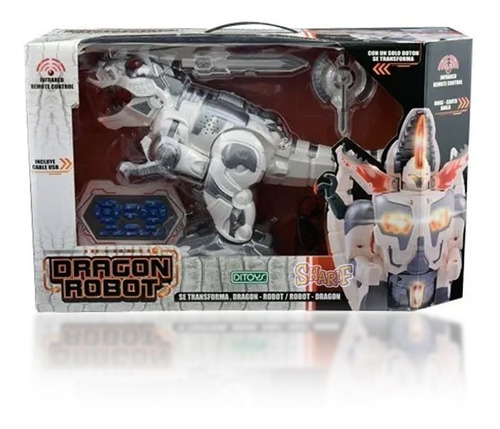 Dragon Robot Transformer Rc Original Ditoys - Sharif Express