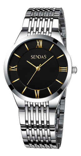 Reloj Elegante Sendas Ultra Delgado De Cuarzo Para Hombre