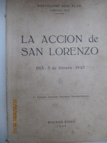 La Accion De San Lorenzo Bartolome Descalzo 1943