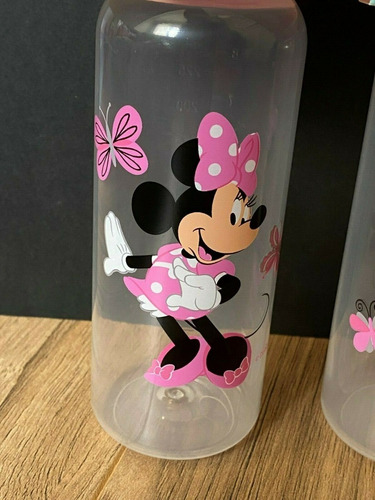 Mamadeiras Disney Baby Minnie Mouse 250ml Infantil Cor Rosa