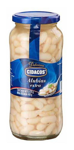 Cidacos Alubias Extra Tarro 570g