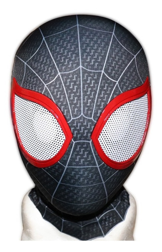 Faceshell Miles Morales Spiderman (incluye Mascara De Tela)