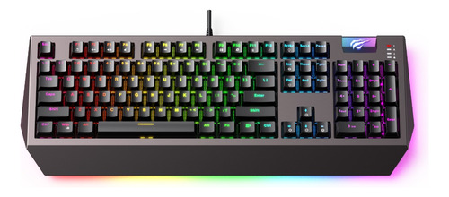 Teclado Mecanico Gaming Havit Hv-kb872l Luz Arcoiris