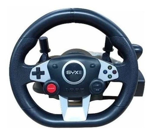Imagen 2 de 4 de Combo Volante + Pedales De Carreras Syx Pc Ps4 Xbox Gamer