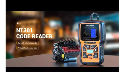 Scanner Automotivo Foxwell Nt301 Obd2 Leitor De Falhas Carro