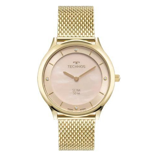 Relógio Feminino Technos Classic Slim Dourado Gl20hk/1t