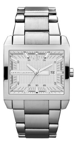 Reloj Hombre Armani Exchange Ax2201 Rectangular Original (Reacondicionado)