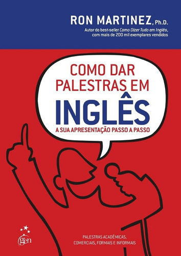 Como Dar Palestras Em Inglês: A sua apresentação passo a passo, de Martinez, Ron. Starling Alta Editora E Consultoria  Eireli, capa mole em português, 2018