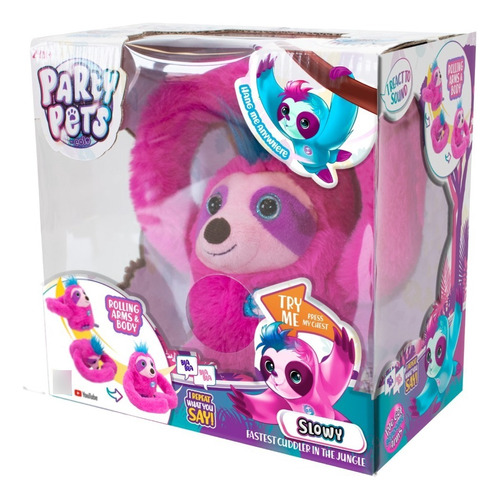 Peluche interactivo vagoneta El Perezoso PPSL001