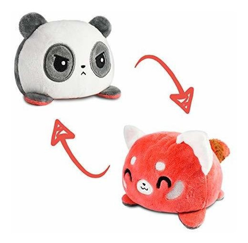 Teeturtle  El Original Panda Reversible Y Panda Roja 7h2ye