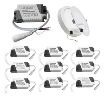 Comprar Pack X10 Led Driver 8-24w 300ma Transformador Para Panel Diy