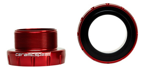 Eje Centro Ceramicspeed Bsa Sram Dub Rojo Cartucho Roscado