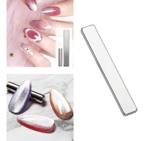 Imán Stick 3d Cat Eye Manicure Tool Nail Art Cuboides