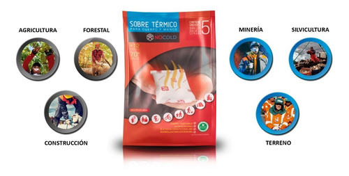 Guatero Térmico Nocold ( Pack 5 Unidades ) /calentador Manos