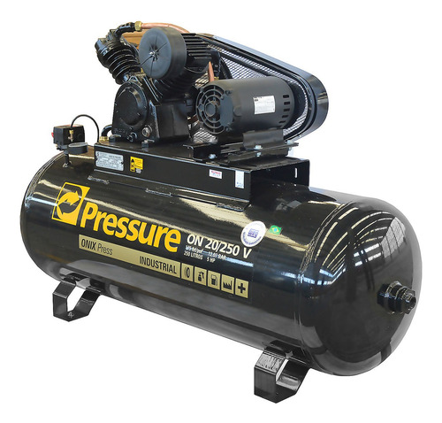 Compressor De Ar 20 Pés 250 Litros Pressure Ônix 20/250 V