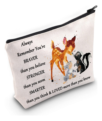 Wzmpa Deer Fairy Tales - Bolsa De Maquillaje Cosmtica Para F