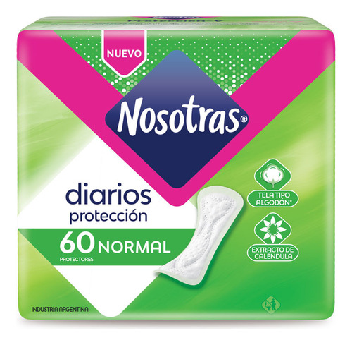 Protectores Diarios Nosotras Normal X 60 Un