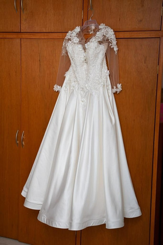 Vestido De Novia Ajustable Aprox Talla 10-12