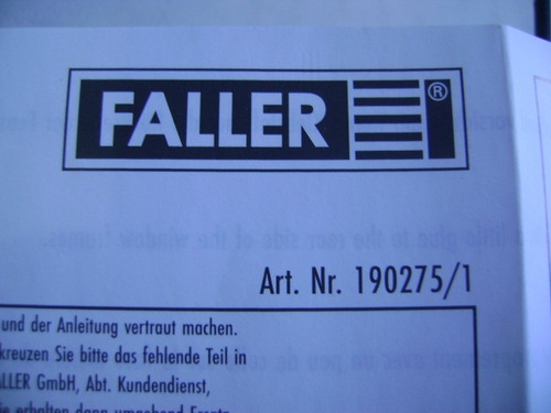 Imagen 7 de 10 de Nico Taller Con Vivienda P Armar Faller Art.190275 (cch 116)