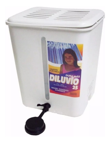 Calefon O Ducha Electrica  Diluvio De 25 Litros Con Visor