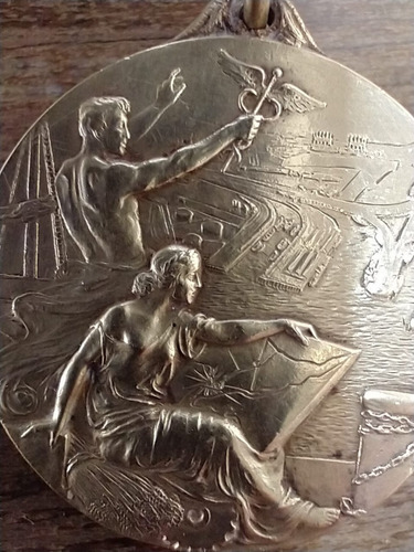 Antigua Medalla Centenario Fundacion De Bahía Blanca 1928