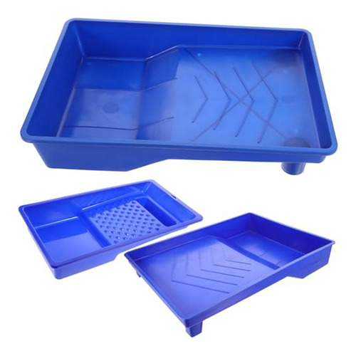 Organizador Bandeja Pintura 3pcs Compatible Con Rodillo Y Br